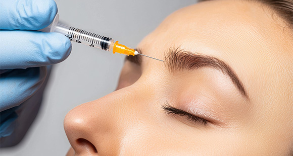 injection procedure for eyebrow enhancement with a syringe designed for cosmetic treatments related to beauty and aesthetics 8 benefits 8 techniques 8 results